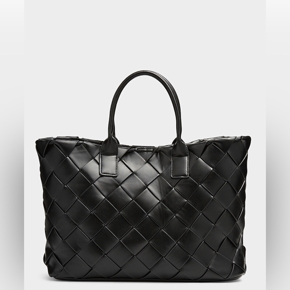 Simons Handbags - Brand New w/ Tag! Simons Braided Tote – Strong, Chic & Spacious! 🖤